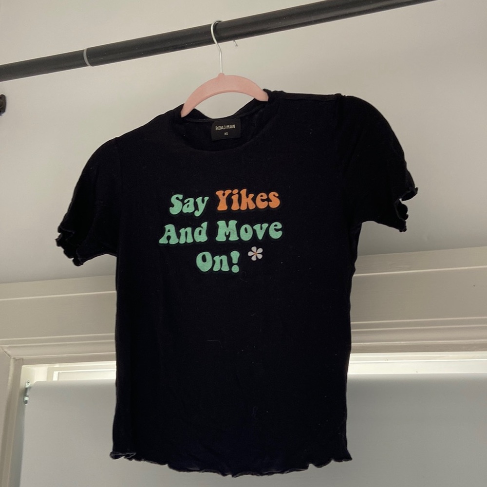 Koaj brand black t - shirt. Size S.